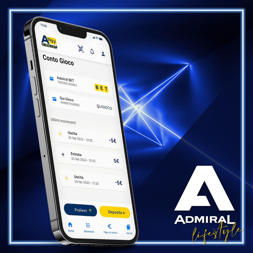 Installa e Usa APay E-Wallet nelle Sale ADMIRAL Club